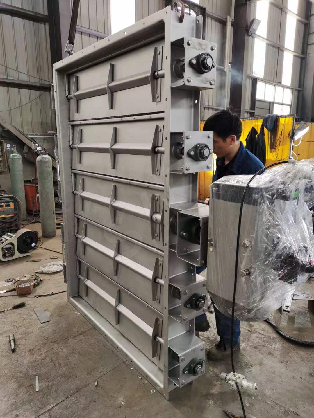 某橡胶厂RTO系统风阀项目