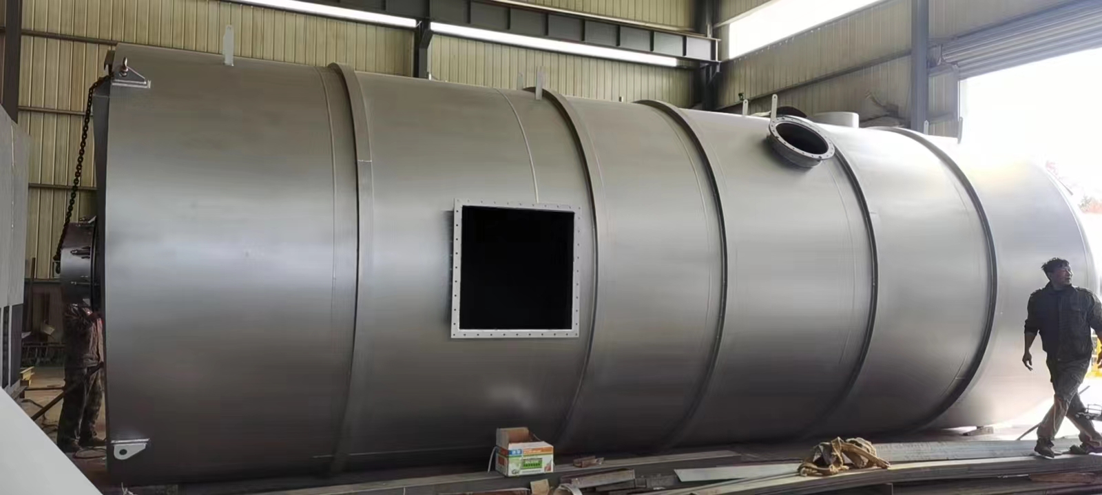 兰州某一期炉子和旋风分离器成功案例