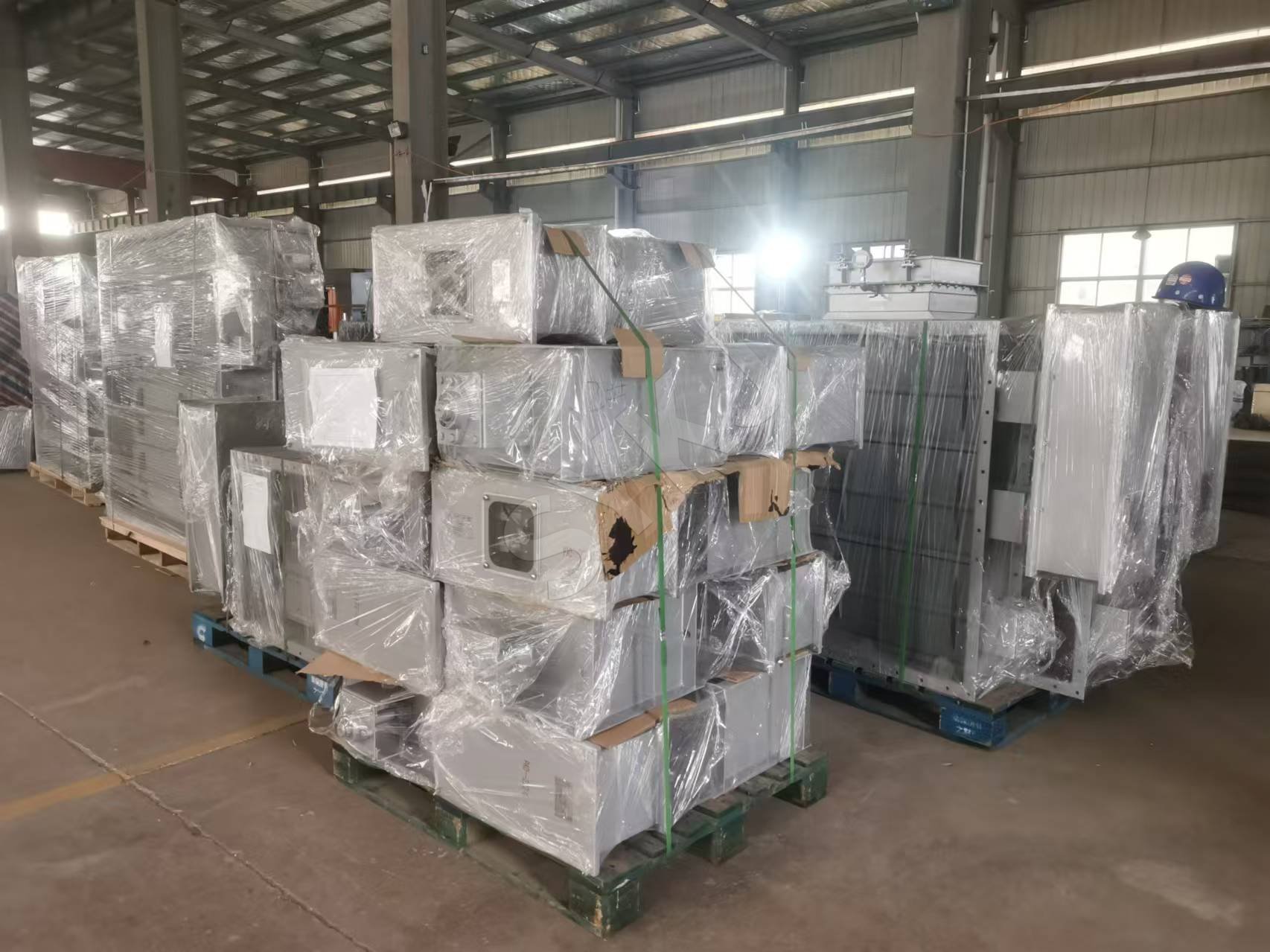 无锡某电子三厂二期RTO系统工事第三批手阀，自动阀，防火阀等产品出厂