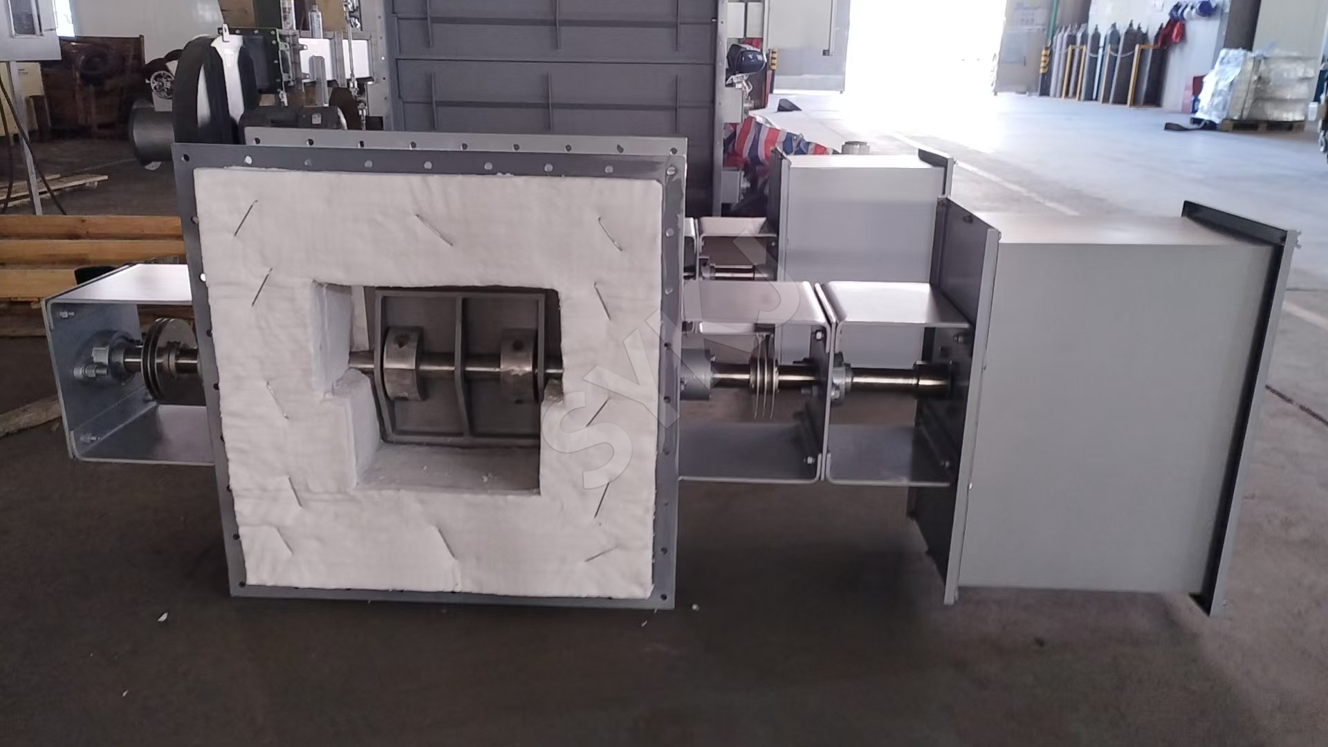 无锡某电子三厂二期RTO系统工事第四批高温阀、自动阀和软接产品出厂